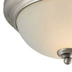 THOMAS 7002FM/20 Huntington 11'' Wide 2-Light Flush Mount - Brushed Nickel