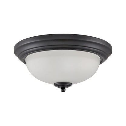 THOMAS 7003FM/60 Basics 13'' Wide 2-Light Flush Mount - Black
