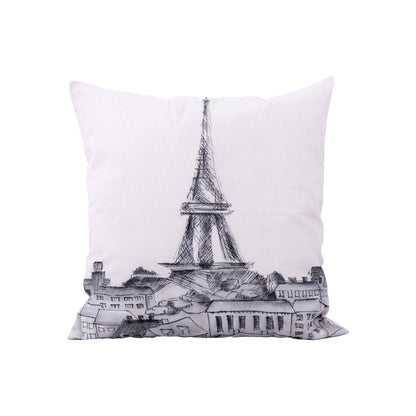 ELK SIGNATURE 7011-1308 Parisian Cityscape Pillow