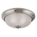 THOMAS 7013FM/20 Huntington 15'' Wide 3-Light Flush Mount - Brushed Nickel
