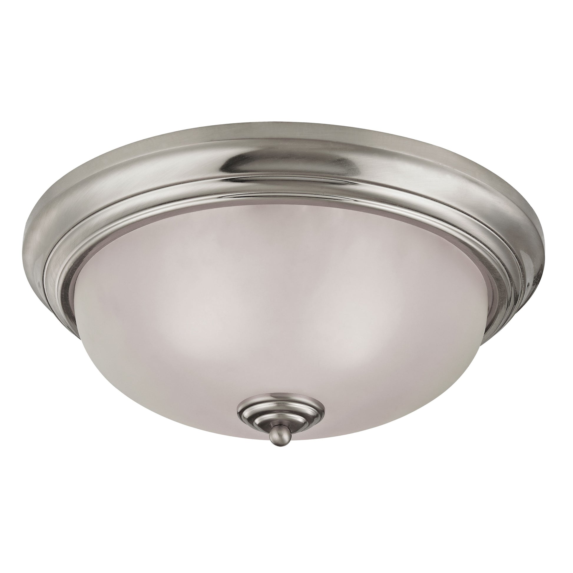 THOMAS 7013FM/20 Huntington 15'' Wide 3-Light Flush Mount - Brushed Nickel