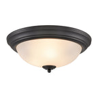 THOMAS 7013FM/60 Basics 15'' Wide 3-Light Flush Mount - Black