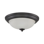 THOMAS 7013FM/60 Basics 15'' Wide 3-Light Flush Mount - Black