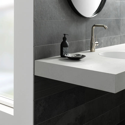 GROHE 23486BEA Essence New Single Hole Single-Handle L-Size Bathroom Faucet, 1.2 GPM - Polished Nickel