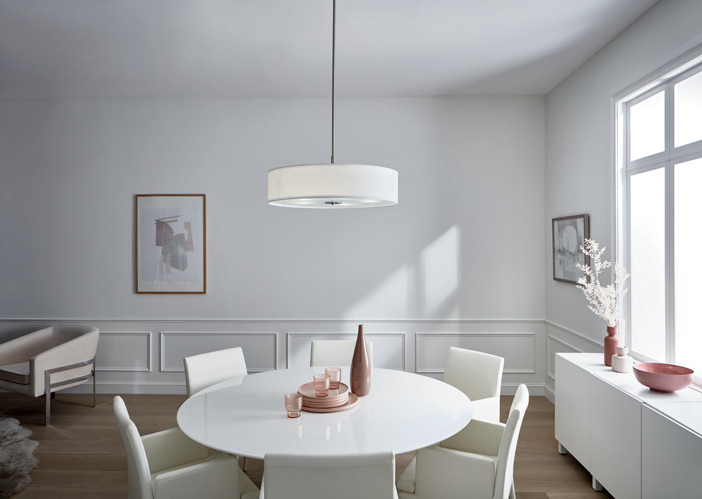 KICHLER 42196NI Transitional 30" 5 Light Pendant Brushed Nickel