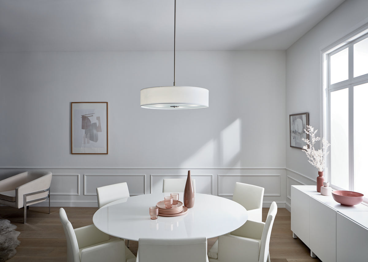 KICHLER 42196NI Transitional 30" 5 Light Pendant Brushed Nickel