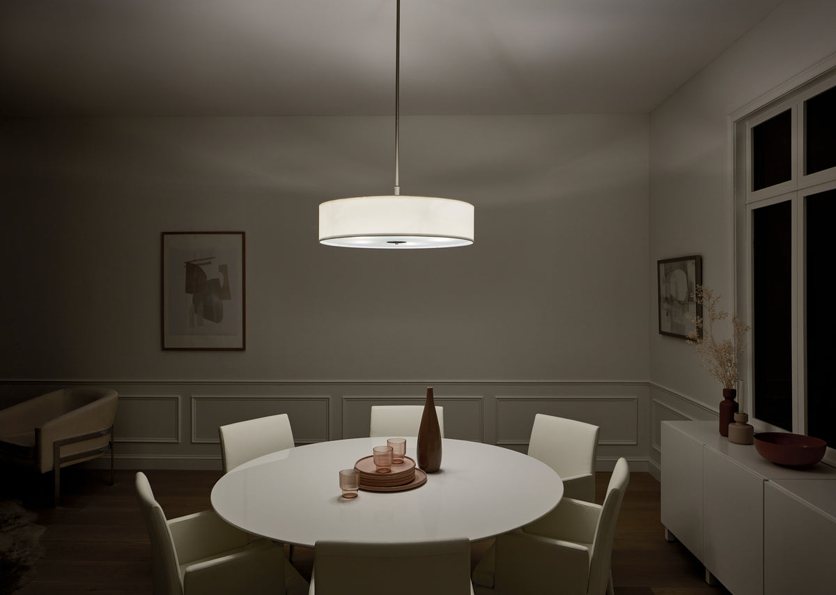 KICHLER 42196NI Transitional 30" 5 Light Pendant Brushed Nickel