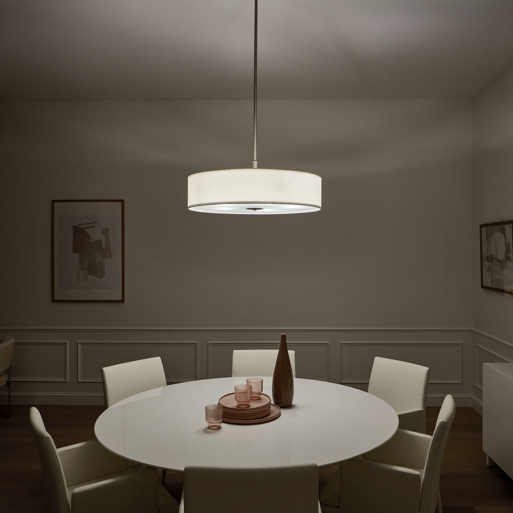 KICHLER 42196NI Transitional 30" 5 Light Pendant Brushed Nickel