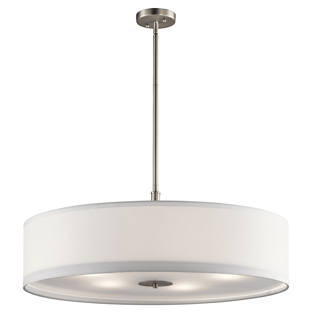 KICHLER 42196NI Transitional 30" 5 Light Pendant Brushed Nickel