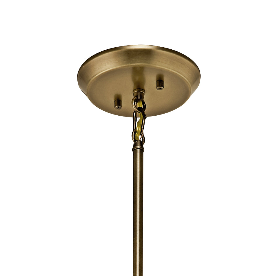 KICHLER 43119NBR Armstrong 53.5" 10 Light Chandelier In Natural Brass