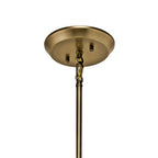 KICHLER 43119NBR Armstrong 53.5" 10 Light Chandelier In Natural Brass