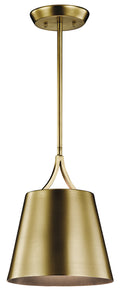 KICHLER 43743NBR Maclain 1 Light Mini Pendant Natural Bronze