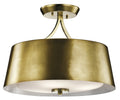 KICHLER 43744NBR Maclain 3 Light Convertible Pendant Natural Bronze