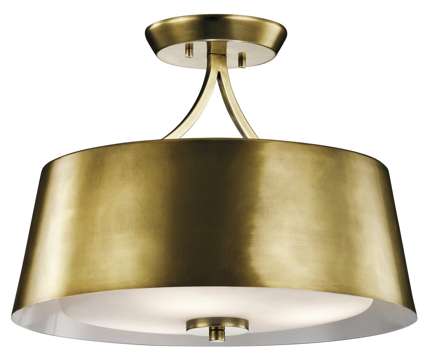KICHLER 43744NBR Maclain 3 Light Convertible Pendant Natural Bronze