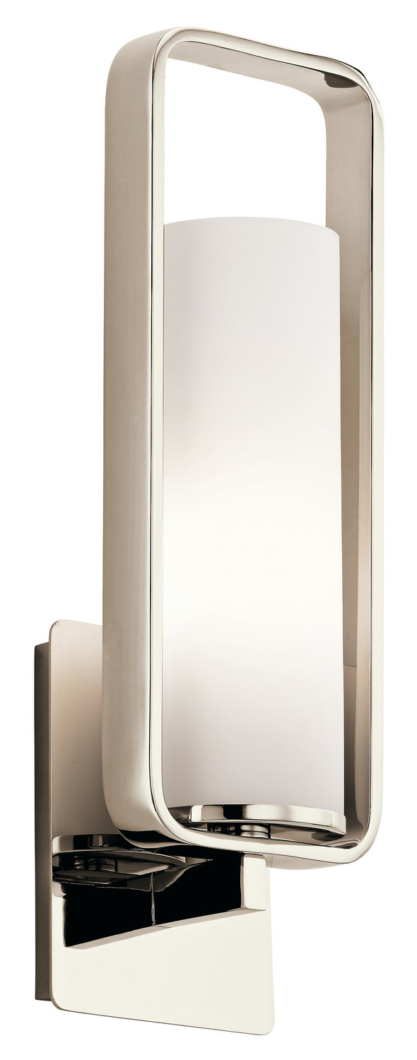 KICHLER 43787Pn City Loft One Light Wall Sconce Polished Nickel