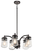 KICHLER 49498AZ Lyndon 5 Light Chandelier Architectural Bronze