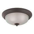 THOMAS 7023FM/10 Huntington 15'' Wide 3-Light Flush Mount - Oil Rubbed Bronze