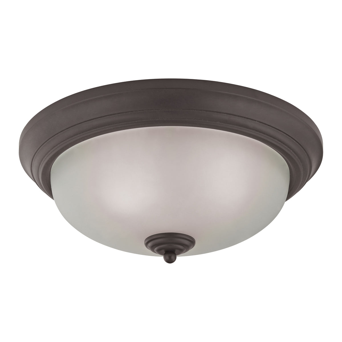 THOMAS 7023FM/10 Huntington 15'' Wide 3-Light Flush Mount - Oil Rubbed Bronze