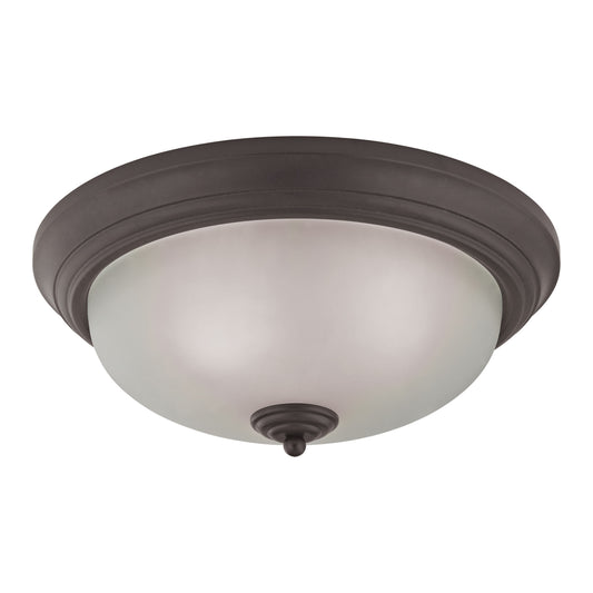 THOMAS 7023FM/10 Huntington 15'' Wide 3-Light Flush Mount - Oil Rubbed Bronze