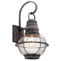 KICHLER 49629WZC Bridge Point 20" 1 Light Wall Light Weathered Zinc