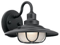 KICHLER 49691BKT Harvest Ridge 1 Light Wall Light Textured Black
