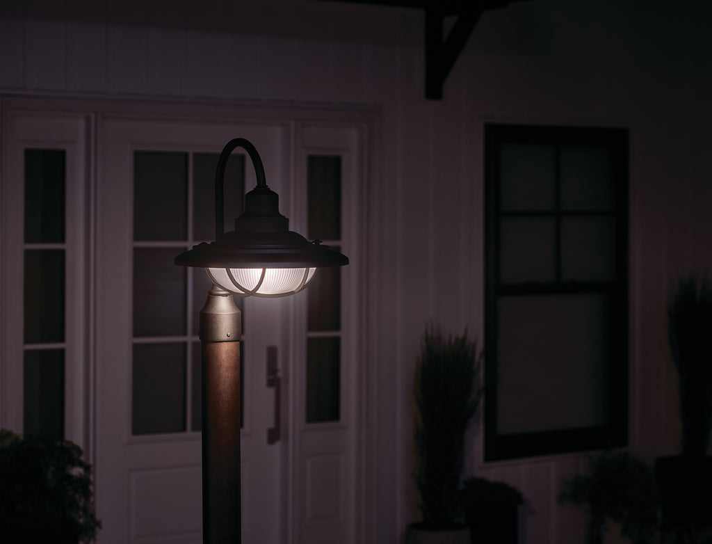KICHLER 49694BKT Harvest Ridge 1 Light Post Light Textured Black