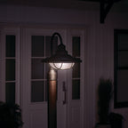 KICHLER 49694BKT Harvest Ridge 1 Light Post Light Textured Black