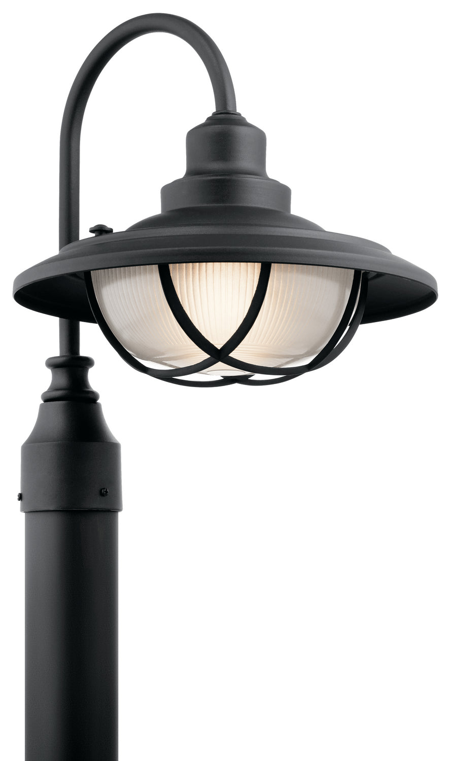 KICHLER 49694BKT Harvest Ridge 1 Light Post Light Textured Black