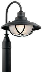 KICHLER 49694BKT Harvest Ridge 1 Light Post Light Textured Black