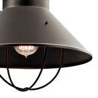 KICHLER 9142OZ Seaside 16.5" 1 Light Outdoor Wall Light Olde Bronze