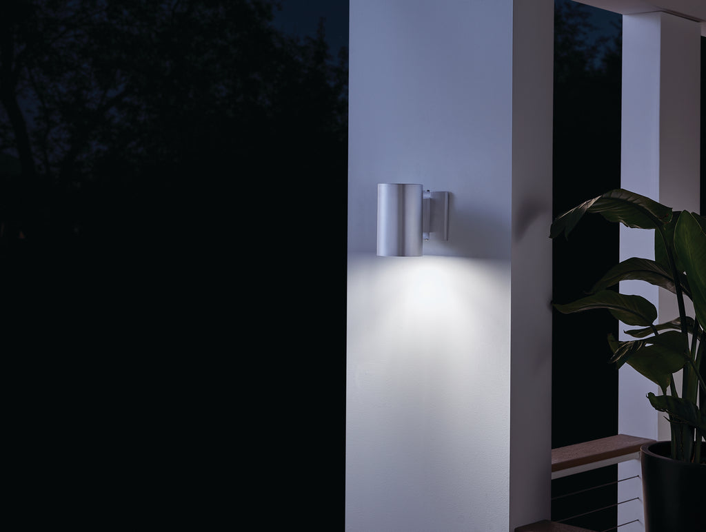KICHLER 9234BA Cylinder 7" 1 Light Wall Light Brushed Aluminum