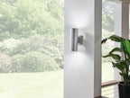 KICHLER 9244BA Cylinder 12" Wall Light Brushed Aluminum