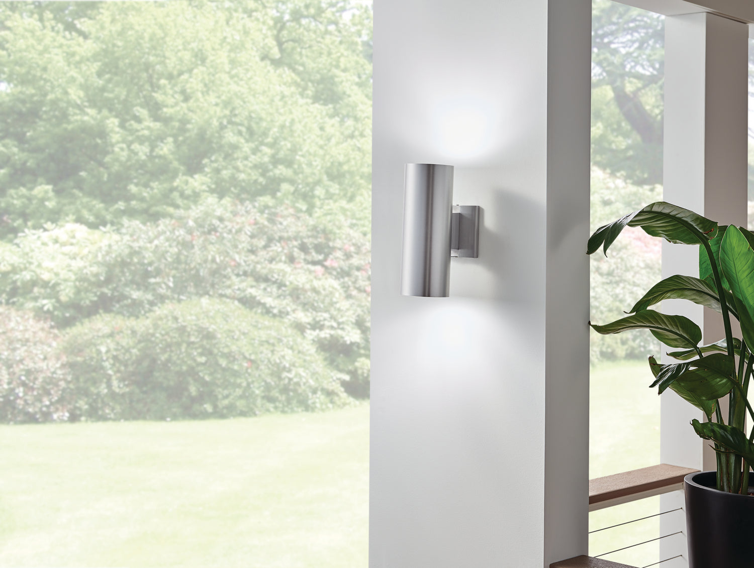 KICHLER 9244BA Cylinder 12" Wall Light Brushed Aluminum