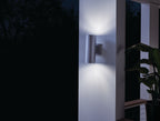 KICHLER 9244BA Cylinder 12" Wall Light Brushed Aluminum