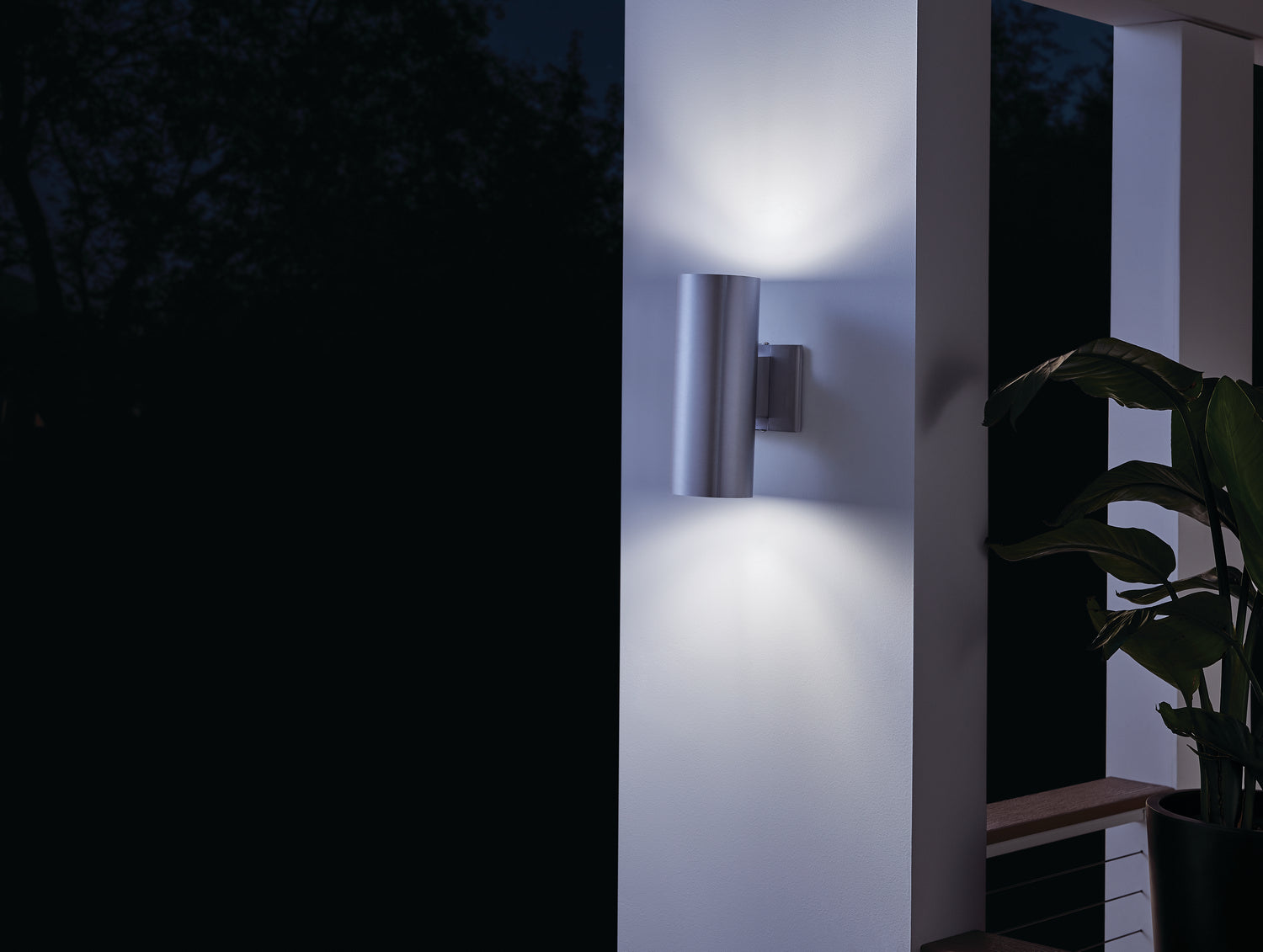 KICHLER 9244BA Cylinder 12" Wall Light Brushed Aluminum