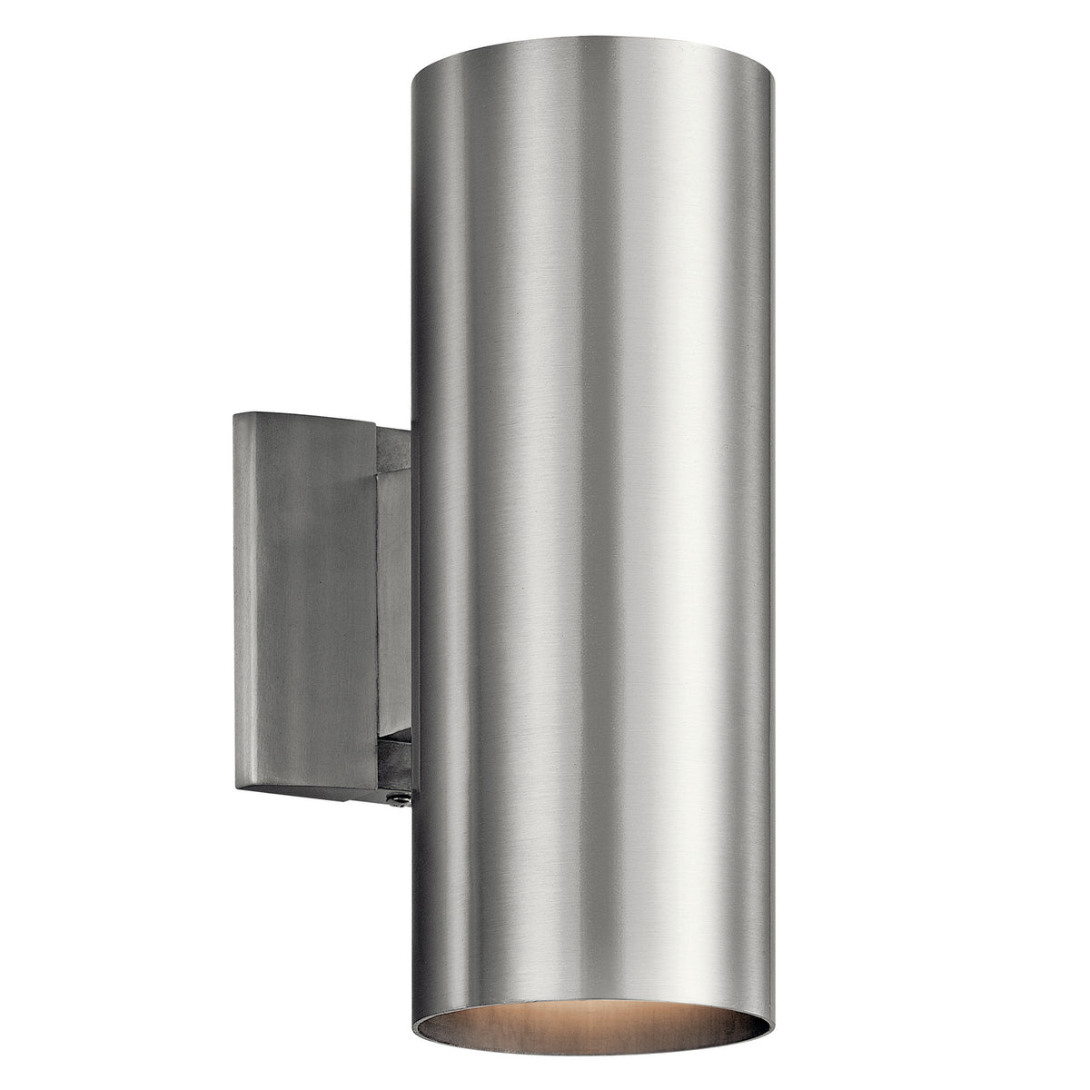 KICHLER 9244BA Cylinder 12" Wall Light Brushed Aluminum