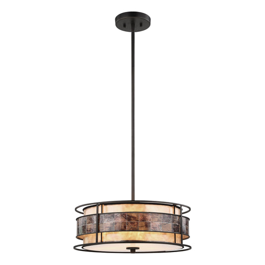 ELK SHOWROOM 70263/3 Tremont 18'' Wide 3-Light Chandelier - Tiffany Bronze