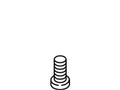 KOHLER Screw 8-32 1/2 Oval Head Ss, K-70299