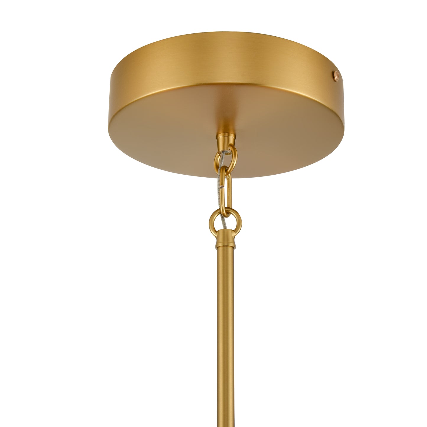 ELK SHOWROOM 70318/LED Fagan 33.5'' Wide Integrated LED Pendant - Brushed Brass with Forged Iron