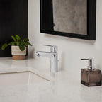 GROHE 23963001 Bauloop Single Hole Single-Handle M-Size Bathroom Faucet, 1.2 GPM - Chrome