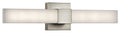 ELAN 83737 Neltev 24" Led Wall Sconce With White Acrylic Downlight In Satin Nickel