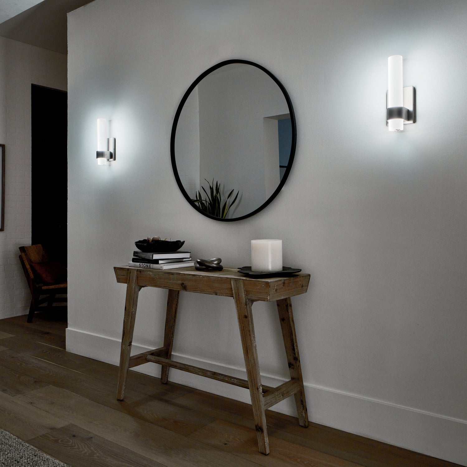 ELAN 83746 Izza LED Wall Sconce Brushed Nickel