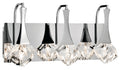 ELAN 83776 Rockne 3 Light Led Vanity Light Chrome
