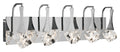 ELAN 83777 Rockne 5 Light Led Vanity Light Chrome