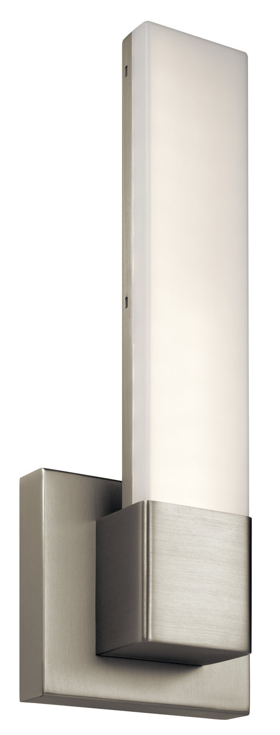ELAN 83793 Neltev 14.5" Led Sconce With Down Light Satin Nickel