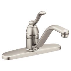 MOEN 7050SRS Banbury Spot resist stainless one-handle kitchen faucet, Spot Resist Stainless