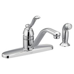 MOEN 7051 Banbury One-Handle Low Arc Kitchen Faucet - Chrome