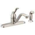 MOEN 7051SRS Banbury Chrome One-Handle Low Arc Kitchen Faucet - Spot Resist Stainless