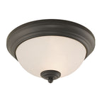 THOMAS 7052FM/10 Huntington 11'' Wide 2-Light Flush Mount - Oil Rubbed Bronze