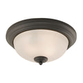 THOMAS 7053FM/10 Huntington 13'' Wide 2-Light Flush Mount - Oil Rubbed Bronze